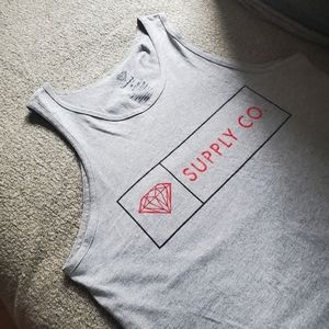 Diamond Supply Co Grey tank